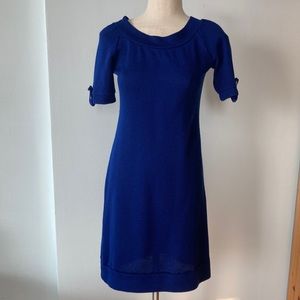 Bold blue Cinder + Smoke knit dress size 8